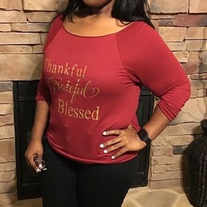 Thankful grateful blessed Tee.